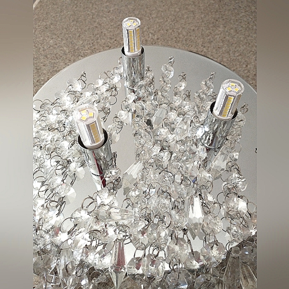 Acrylic Flush Mount Light Fixture - Picture 6 of 8